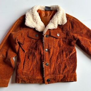 Corduroy Brown Toddler Jacket - Size 5